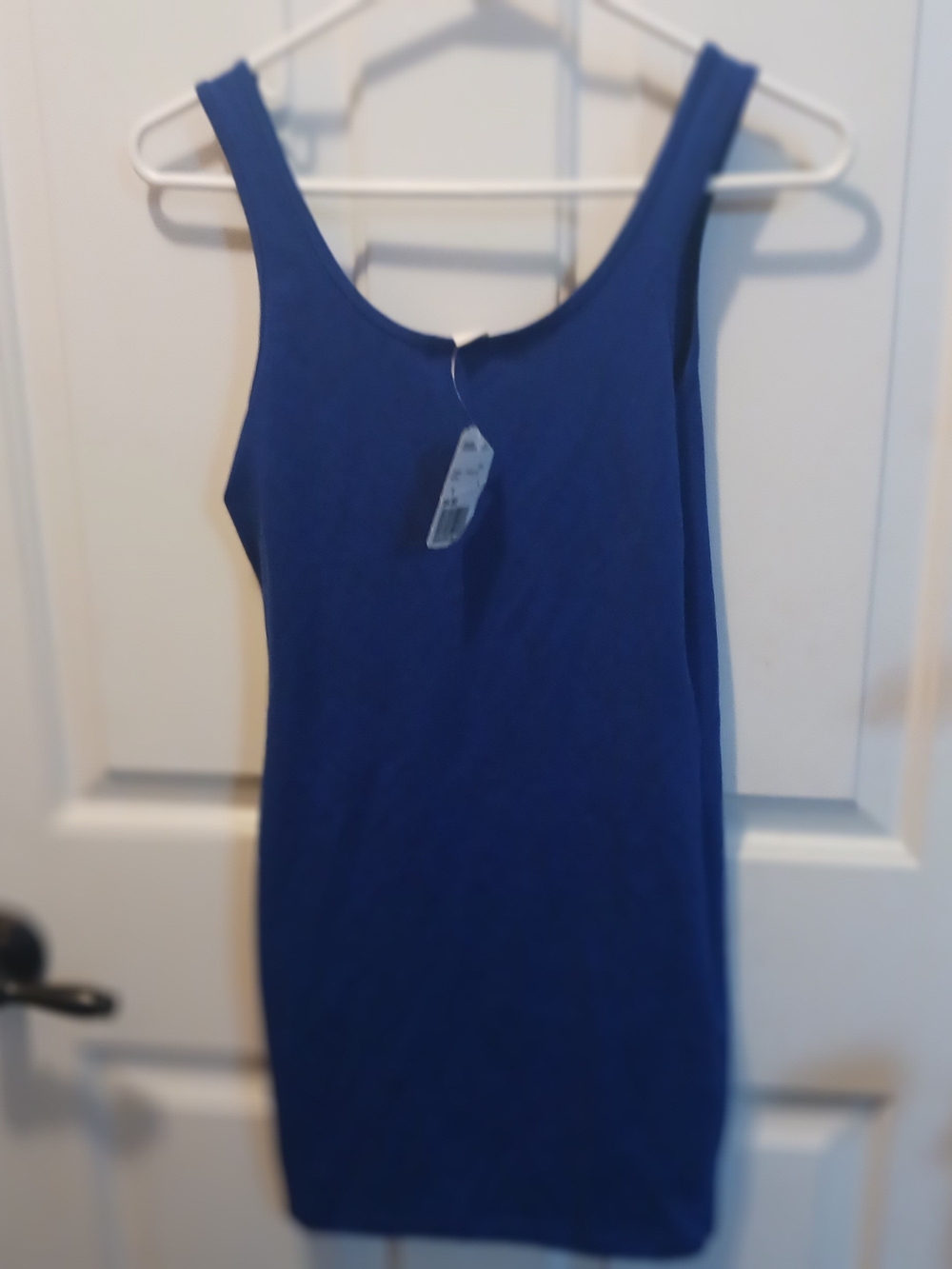 Forever 21 Royal Blue Ribbed Tank Dress